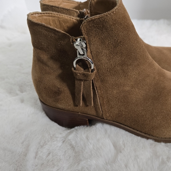 Steve Madden Dacey Cognac Suede Ankle Boot in size US 8.5  - EUC - Picture 2 of 10